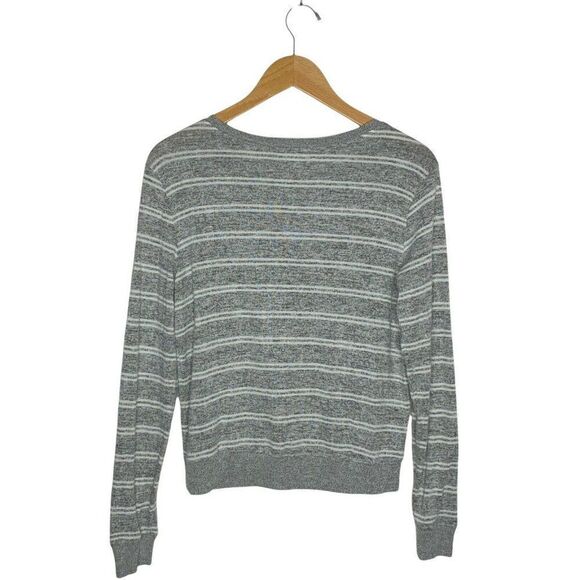 Spiritual Gangster Gold Logo Collegiate Stripe Long Sleeve Lounge Pullover Small - Picture 7 of 9